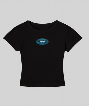 Embroidered Globe Crop Top