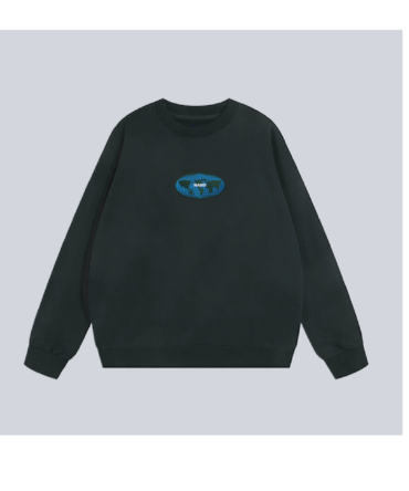 Embroidered Globe Earf Crew Neck