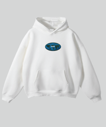 Embroidered Globe Earf Hoodie