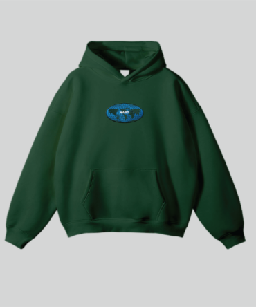 Embroidered Globe Earf Hoodie