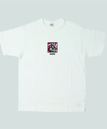 Embroidery Tennis Dog T-Shirt White