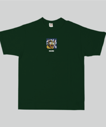 Embroidery Scuba Dog T-Shirt Green