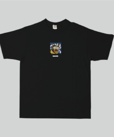 Embroidery Scuba Dog T-Shirt Black