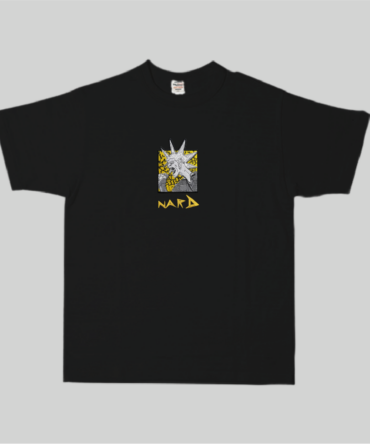 Black Embroidery Static RockStar T-Shirt