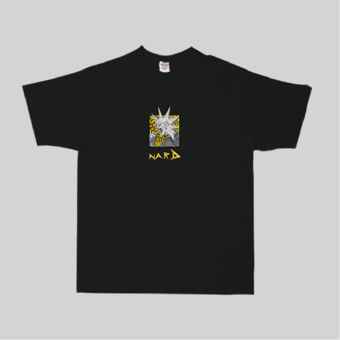 White Embroidery Static RockStar T-Shirt - Image 2
