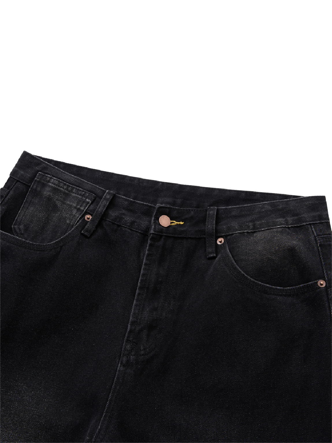 Men Black Embroidery Static Nard Jeans - Image 4