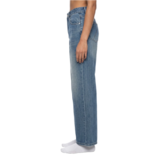 Women Static Nard Vintage Wash Embroidery Jeans - Image 3